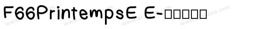 F66PrintempsE E字体转换